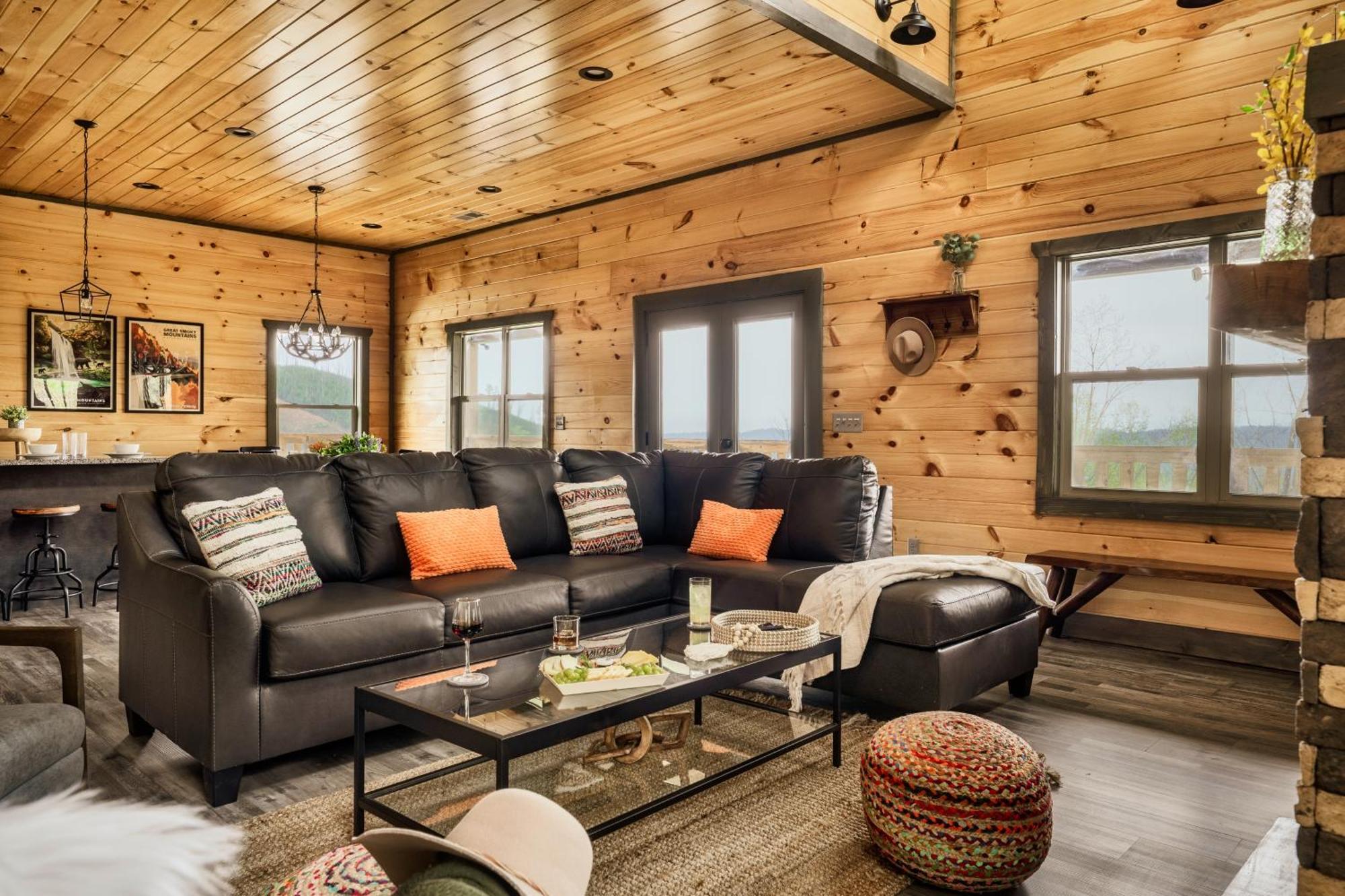 Mountainscape - Brand New Cabin W Views - Hottub - Firetable - Ps5 - Pooltable - 3 Pools Gatlinburg Exterior photo
